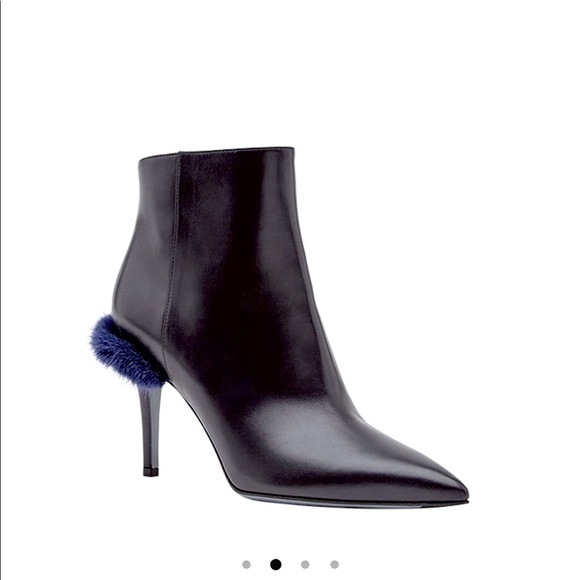 FENDI Ankle Boot with mink heel size 38 - Picture 3 of 6